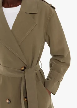 Khaki Riley Trench Coat