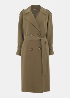 Khaki Riley Trench Coat