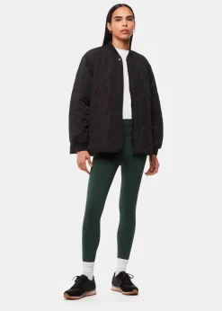 Khaki Sport Seamed Legging