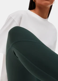 Khaki Sport Seamed Legging