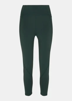 Khaki Sport Seamed Legging