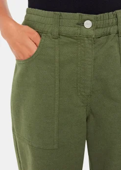 Khaki Tessa Casual Trouser