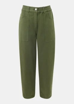 Khaki Tessa Casual Trouser