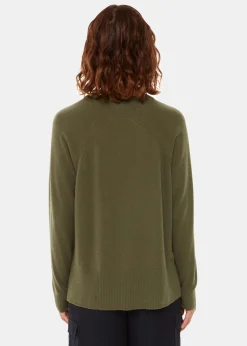 Khaki Ultimate Cashmere Crew Neck