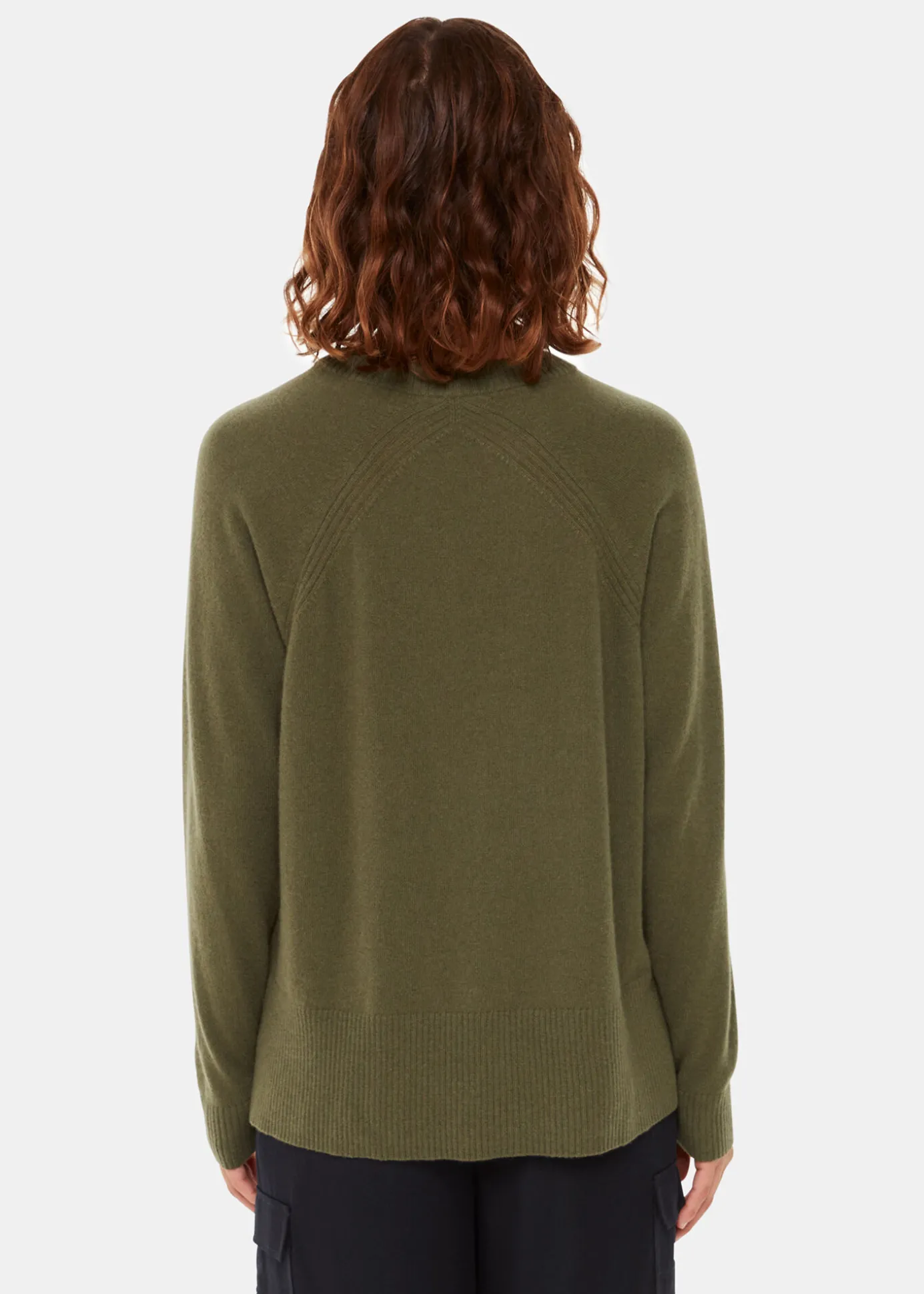 Khaki Ultimate Cashmere Crew Neck