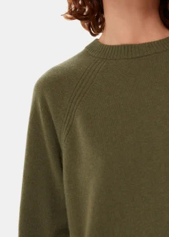 Khaki Ultimate Cashmere Crew Neck