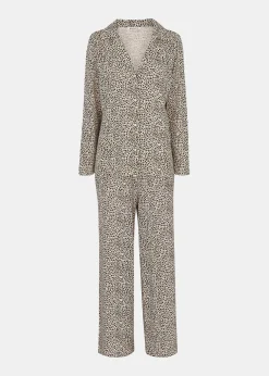 Leopard Print Mini Animal Print Pyjama Set