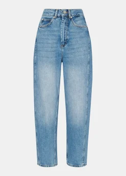 Light Wash Authentic Barrel Leg Jean
