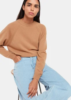 Light Wash Wide Leg Cropped Jean