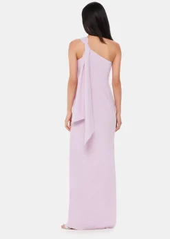 Lilac Bethan One Shoulder Maxi Dress