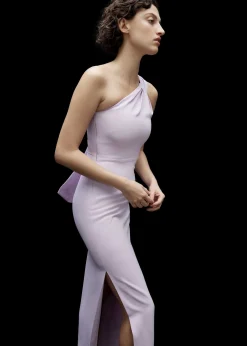 Lilac Bethan One Shoulder Maxi Dress
