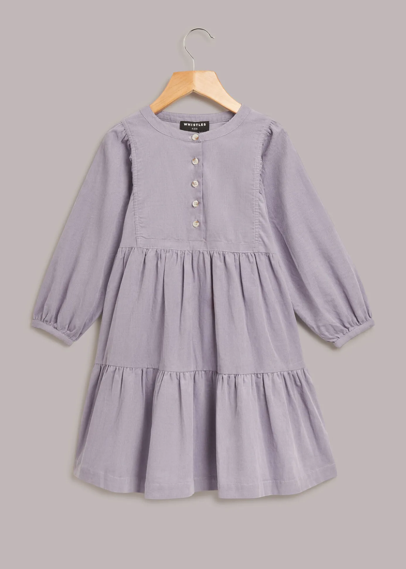 Lilac Nora Babycord Dress