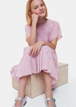 Lilac Willa Smocked Dress