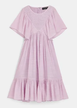 Lilac Willa Smocked Dress