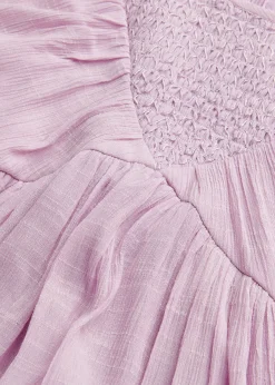 Lilac Willa Smocked Dress