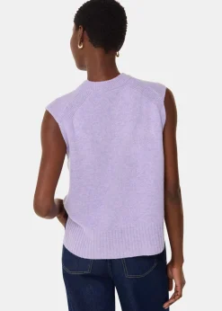 Lilac Wool Sleeveless Tank
