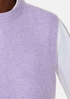 Lilac Wool Sleeveless Tank