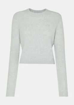 Mint Alpaca Mix Fluffy Knit