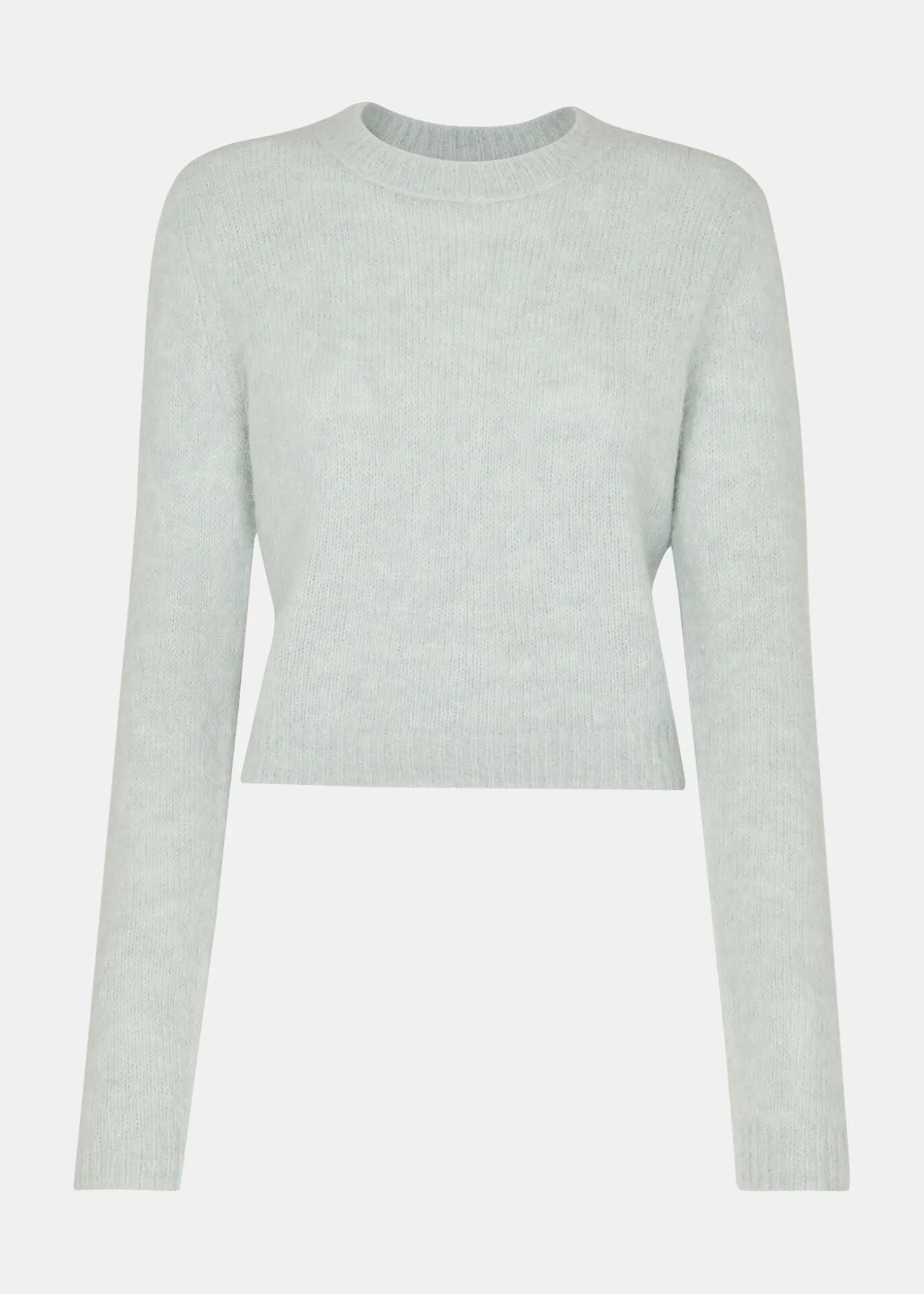Mint Alpaca Mix Fluffy Knit