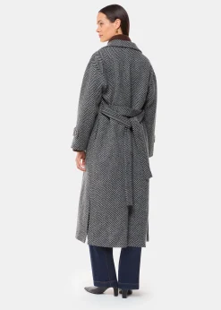Multicolour Cosette Funnel Neck Coat