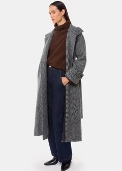 Multicolour Cosette Funnel Neck Coat