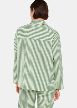 Multicolour Cotton Stripe Pyjama Shirt