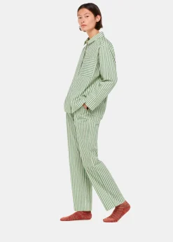 Multicolour Cotton Stripe Pyjama Shirt