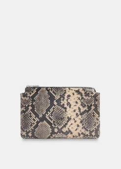 Multicolour Elita Snake Double Clutch