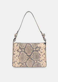 Multicolour Erica Snake Shoulder Bag