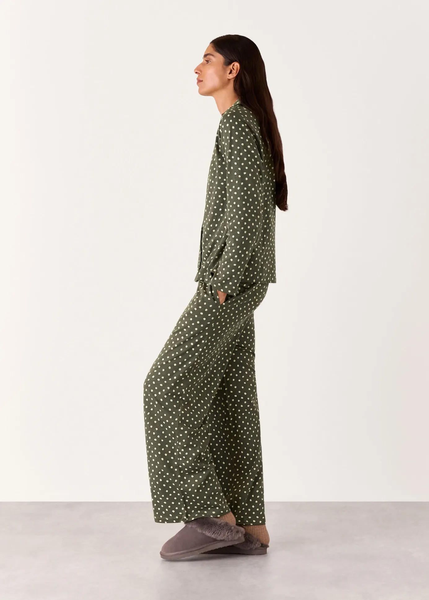 Multicolour Irregular Spot Print Pyjamas