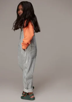 Multicolour Nico Stripe Dungaree