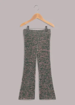 Multicolour Rib Knit Marl Flare