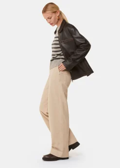 Multicolour Wool Mix Stripe Contrast Knit