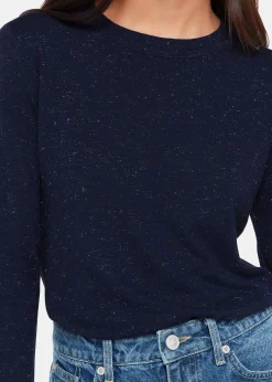 Navy Annie Sparkle Crew Neck