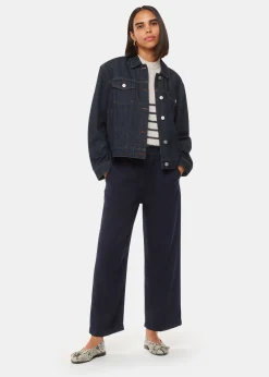 Navy Georgia Casual Trouser