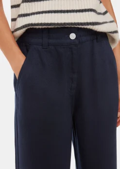 Navy Georgia Casual Trouser