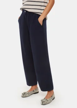 Navy Georgia Casual Trouser