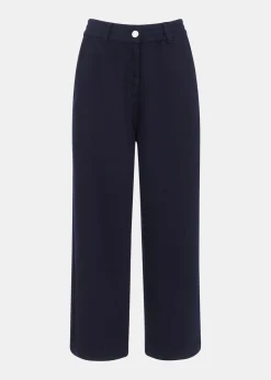 Navy Georgia Casual Trouser