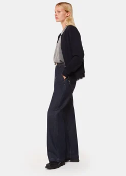 Navy Jersey Bomber Jacket