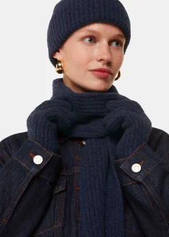 Navy Lambswool Hat
