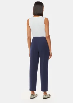 Navy Lila Ponte Trouser