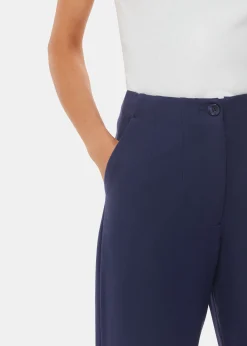 Navy Lila Ponte Trouser