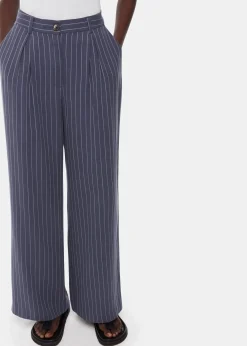 Navy Lottie Pinstripe Trouser