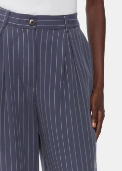 Navy Lottie Pinstripe Trouser