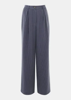 Navy Lottie Pinstripe Trouser