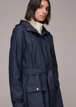 Navy Rains Curve Jacket