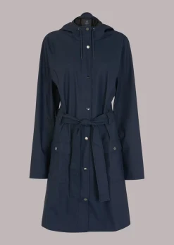 Navy Rains Curve Jacket