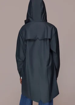 Navy Rains Long Jacket