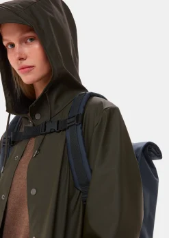 Navy Rains Rolltop Back Pack