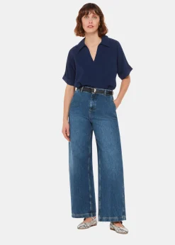 Navy Sasha Relaxed Shirt